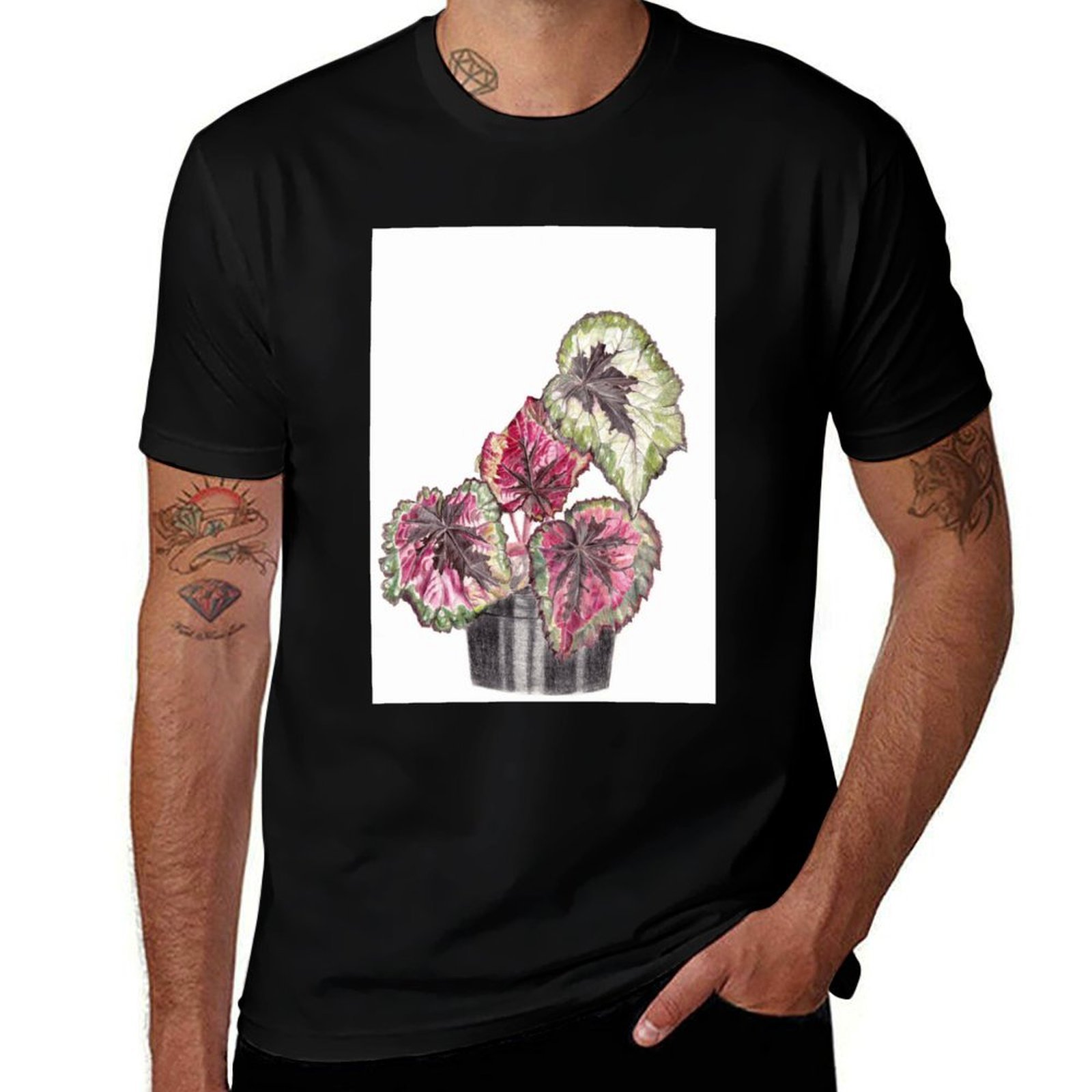 T-shirt Begonia Rex, maglietta - Begonia Rex recensione e prezzo