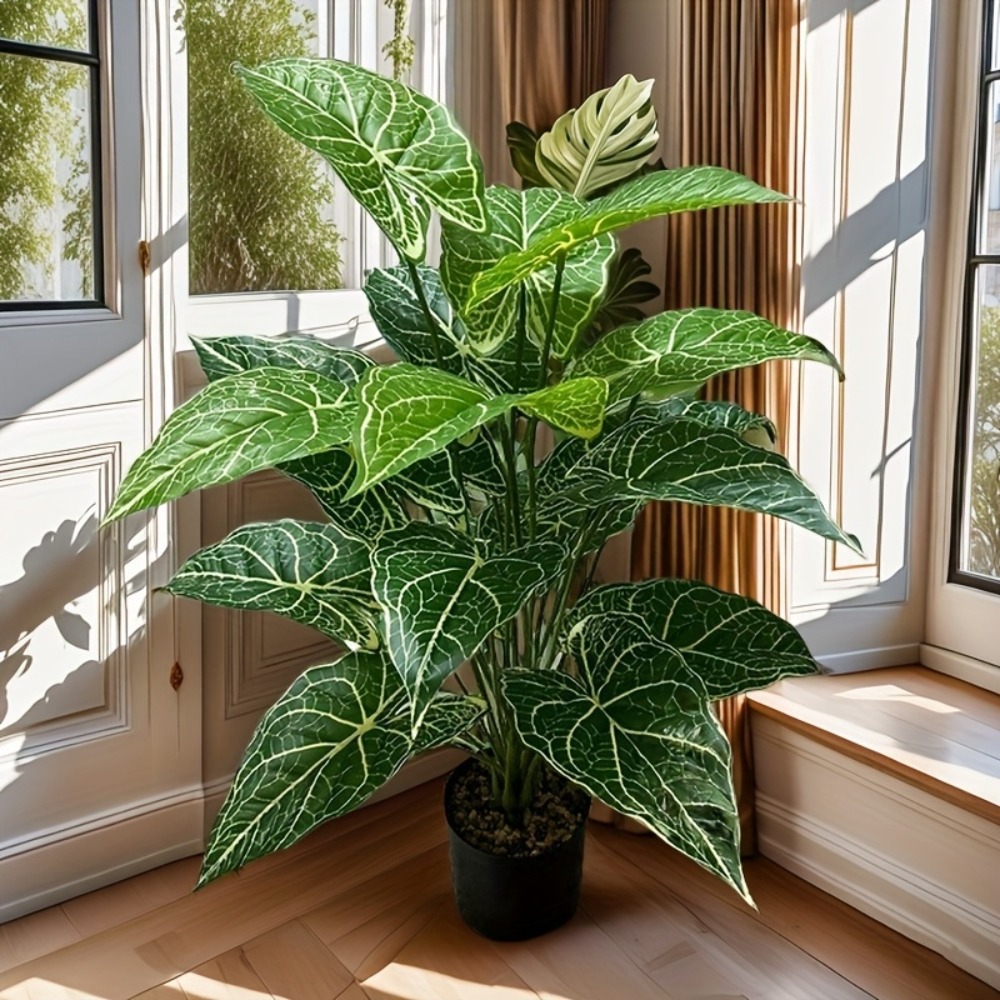 1PC 24 Foglie Fata Verde Artif - Monstera Adansonii recensione e prezzo