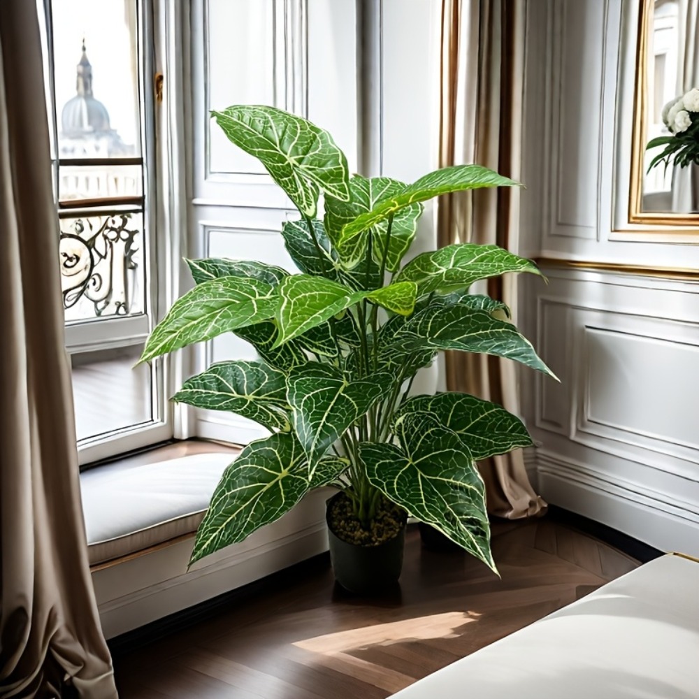 1PC 24 Foglie Fata Verde Artif - Monstera Adansonii recensione e prezzo